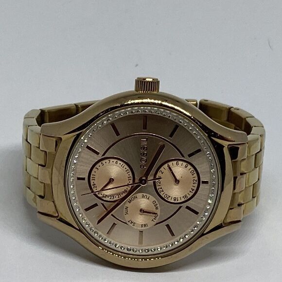 Fossil Daydreamer BQ1581 Women Rose Gold Stainless Steel Analog Dial Watch EY10 - Picture 7 of 12
